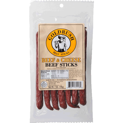 Picture of Beef Sticks, 7 oz, Beef & Cheese
