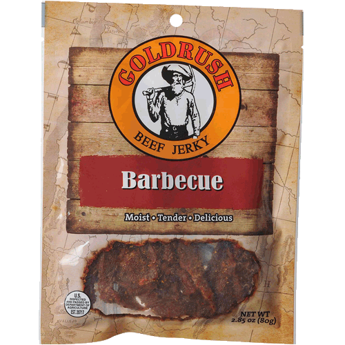 Picture of Beef Jerky. 2.85 oz, Sweet Barbecue