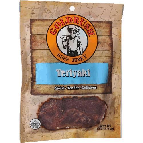 Picture of Beef Jerky. 2.85 oz, Teriyaki