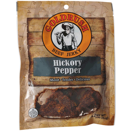 Picture of Beef Jerky. 2.85 oz, Hickory Pepper