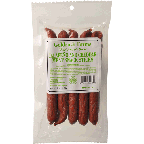 Picture of “Fresh from the Farm” Meat Snack Stick, 8 oz., Jalapeño & Cheddar