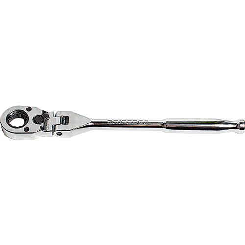 Picture of GripEdge 1/4" Drive Standard Flex Head 7/16 Hex Low Profile Dual Action Driver Ratchet