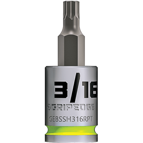 Picture of 3/16" 3/8" Dr. Short RPT Hex Bit Socket