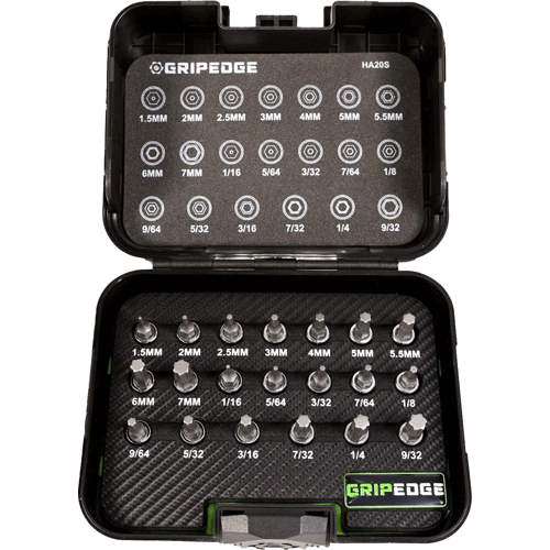 Picture of 20-PC 1/4'' Drive Short Hex Driver Set