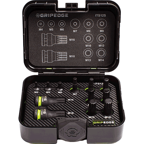 Picture of 12 Pc. Impact Triple Square Driver Set