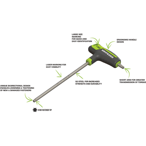Picture of RPT Star T-Handle Set - 8 Pc