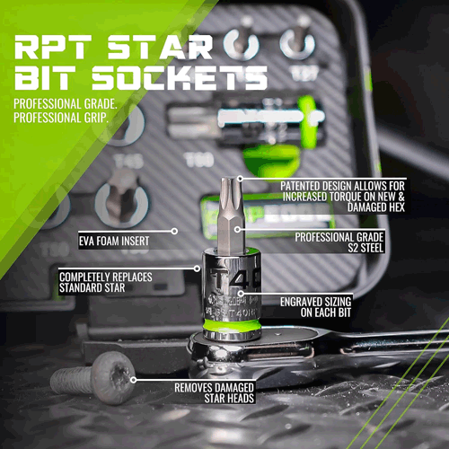 Picture of 1/4" Drive RPT Star Bit Socket T15