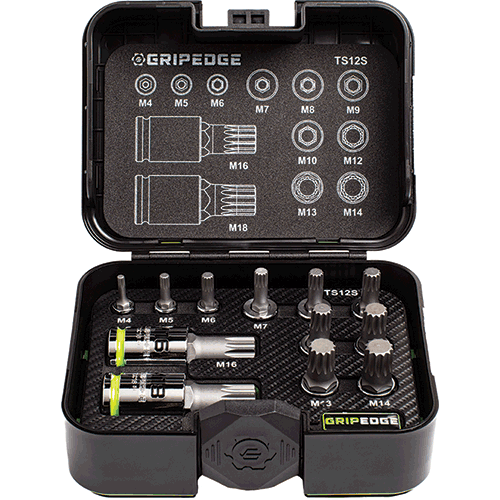 Picture of 12 Pc. Triple Square Bit Socket Set