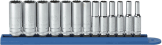 Picture of 13 Pc. 1/4" Dr. 12 Pt. Deep Metric Socket Set