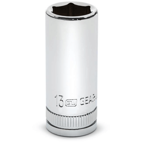 Picture of 3/8” Drive 6 Point Mid Length Metric Socket 13mm