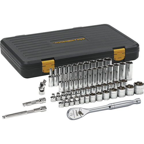 Picture of 56 Pc. 3/8" Drive 6 Point 120XP Standard & Deep SAE/Metric Mechanics Tool Set