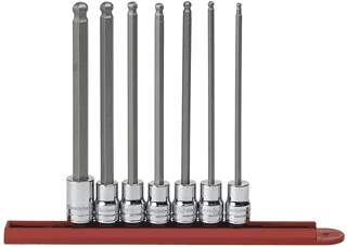 Picture of 7 Pc. 3/8" Drive SAE Ball Hex Bit Socket Set