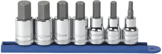 Picture of 7 Pc. 1/2" Drive Metric Hex Bit Socket