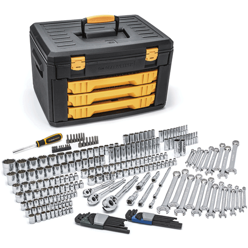 Picture of 239 Pc. Mechanics Tool Set in 3 Drawer Storage Box