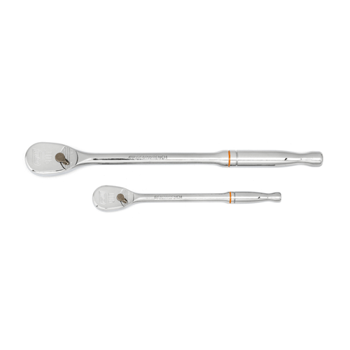 Picture of 2 Pc. 1/4" & 3/8" Drive 90-Tooth Long Handle Teardrop Ratchet Set