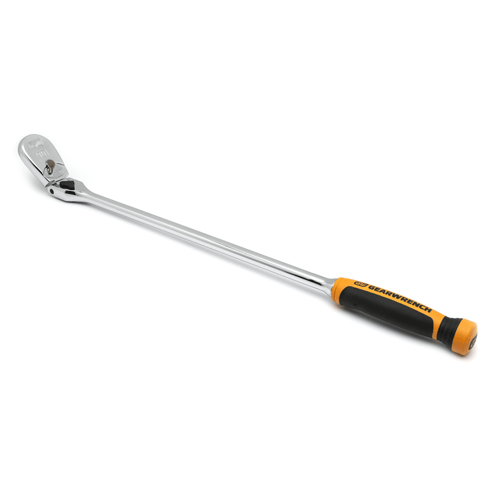 Picture of 1/2” Drive 90-Tooth Dual Material Locking Flex Head Teardrop Ratchet 24”