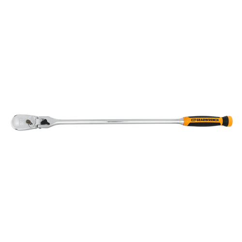 Picture of 1/2” Drive 90-Tooth Dual Material Locking Flex Head Teardrop Ratchet 24”