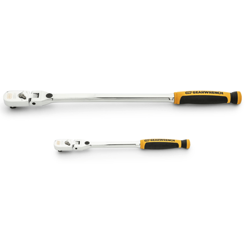 Picture of 2 Pc. 1/4" & 3/8" Drive 120XP Dual Material Handle Locking Flex Head Ratchet Set
