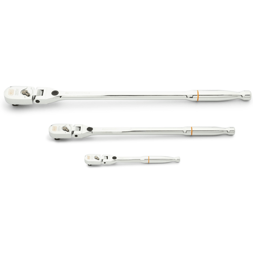 Picture of 3 Pc. 1/4", 3/8", 1/2" Drive 120XP Locking Flex Head Ratchet Set