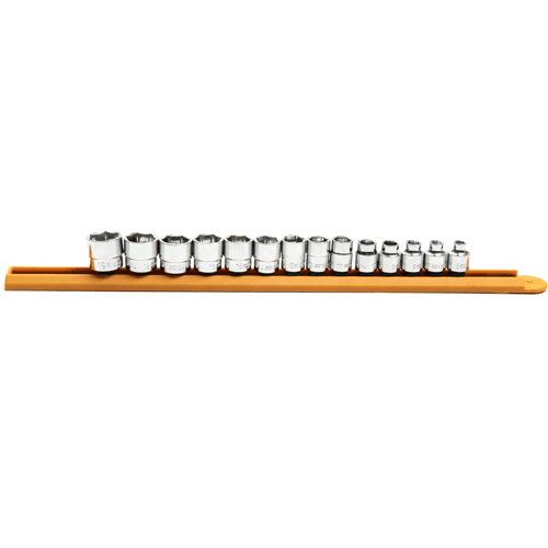 Picture of 14 Pc. 3/8" Drive 6 Point Stubby Socket Set Metric