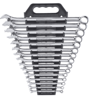 Picture of 15 Pc. SAE Long Pattern 12 Pt. Combination Non-Ratcheting Wrench Set