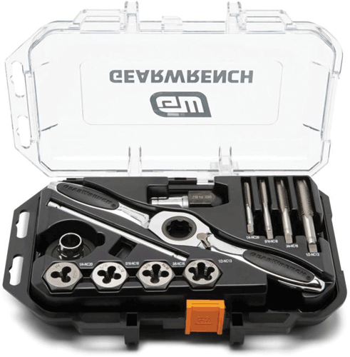 Picture of 13 Piece SAE Ratcheting Tap & Die Set