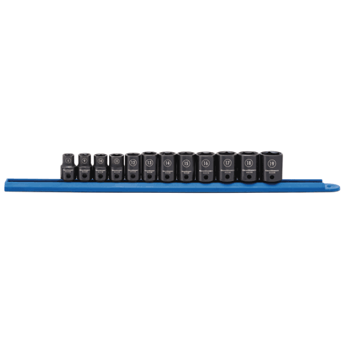 Picture of 12 Pc. 3/8" Drive 6 Pt. Metric Impact Socket Set