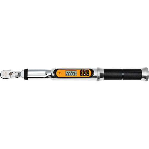 Picture of 1/4" Dr. 120XP Flex-Head Electronic Torque Wrench with Angle, 2-20 Ft/lbs