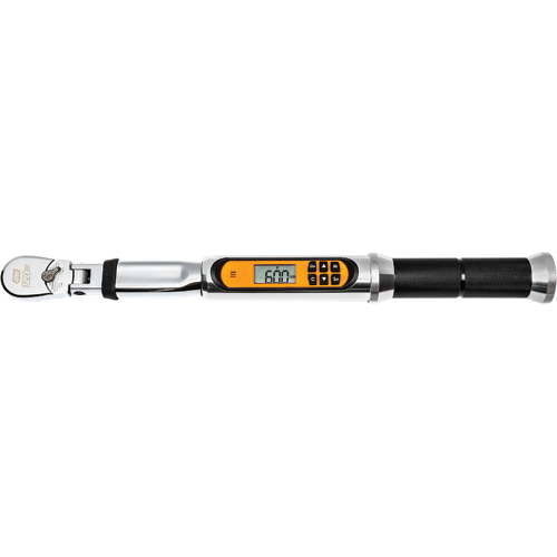 Picture of 3/8" Dr. 120XP Flex-Head Electronic Torque Wrench with Angle, 10-100 Ft/lbs