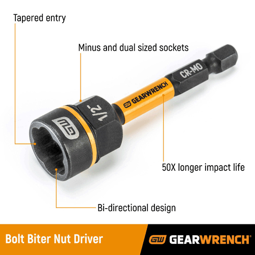 Picture of 8 Pc. Bolt Biter™ Nut Extractor & Driver Set