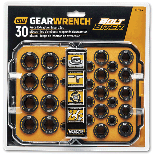 Picture of 30 Pc. Bolt Biter™ SAE/Metric Wrench Insert Set
