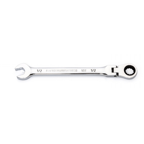 Picture of 1/2" 90-Tooth 12 Point Flex Head Ratcheting Combination Wrench