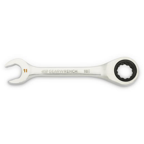 Picture of 11mm 90-Tooth 12 Point Stubby Combination Ratcheting Wrench