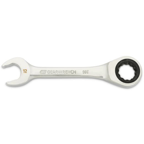 Picture of 12mm 90-Tooth 12 Point Stubby Combination Ratcheting Wrench