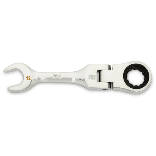 Picture of 12mm 90-Tooth 12 Point Stubby Flex Combination Ratcheting Wrench