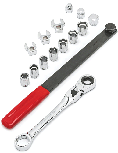 Picture of Serpentine Belt Tool Set with Locking Flex Head Ratcheting Wrench