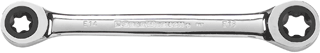 Picture of E14 x E18 Torx Double Box Ratcheting Wrench