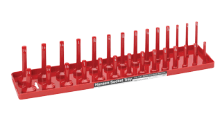 Picture of 1/2" Easy ID Socket Tray - Red