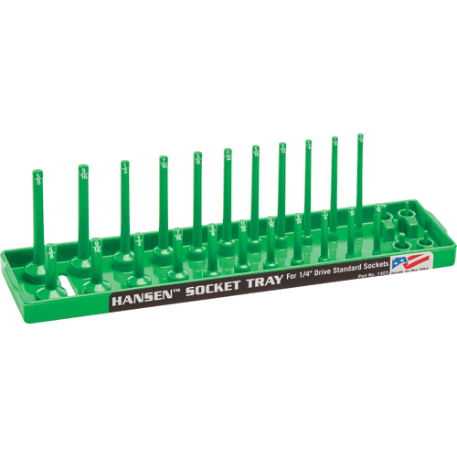Picture of 1/4" Easy ID Socket Tray - Green