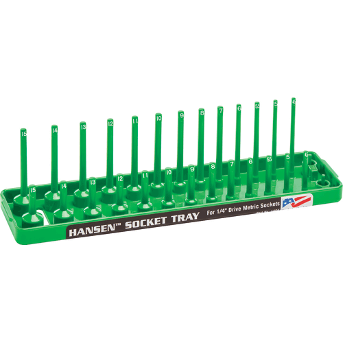 Picture of 1/4" Easy ID Socket Tray - Green