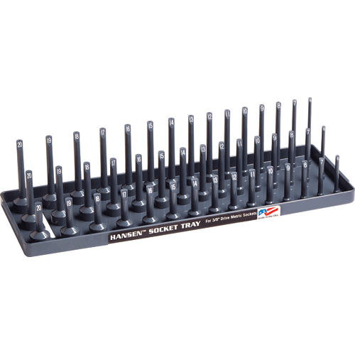 Picture of 3/8" Drive Metric 3 Row Socket Tray
