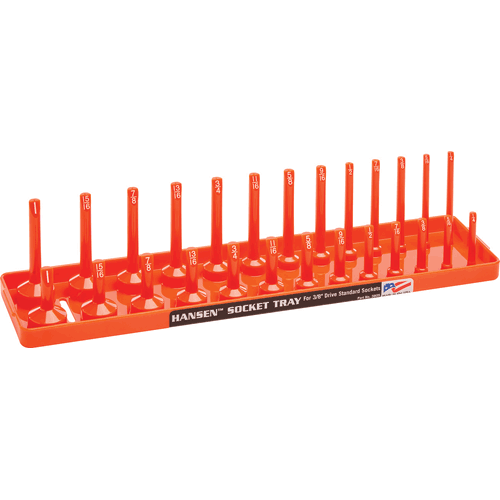 Picture of 3/8" Easy ID Socket Tray - Orange