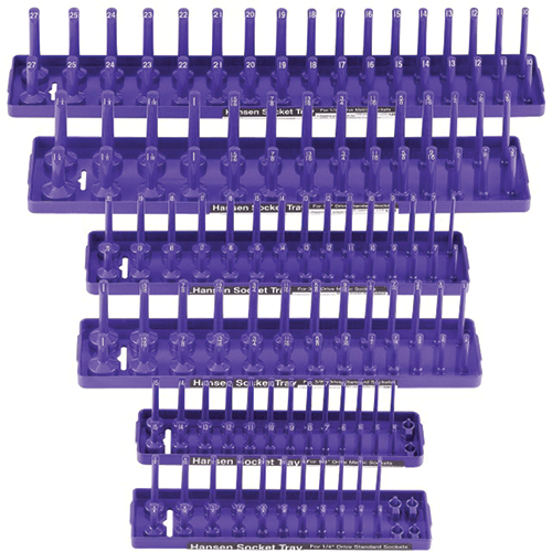 Picture of 6 Pk. 2 Row Socket Holders - Purple