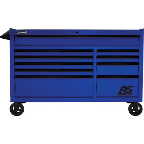 Picture of 54" RS PRO 10 Drawer Roller Cabinet - Blue