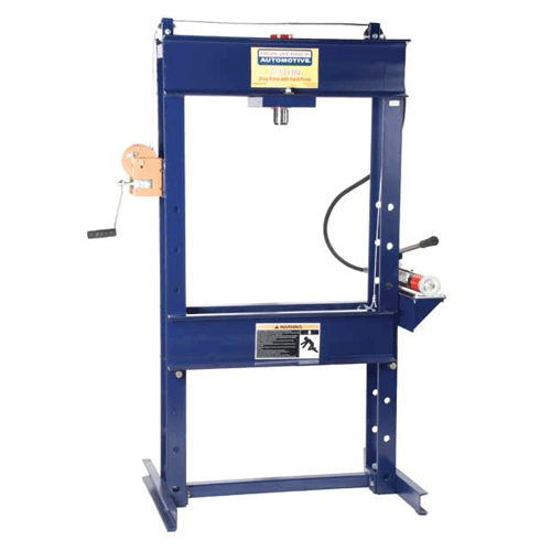 Picture of 25 Ton Shop Press with Manual Hand Pump - 6" Stroke