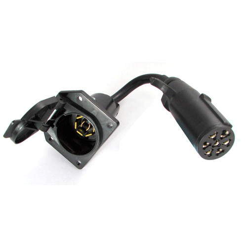 Picture of 7-Way Round to 7-Way Flat Adapter