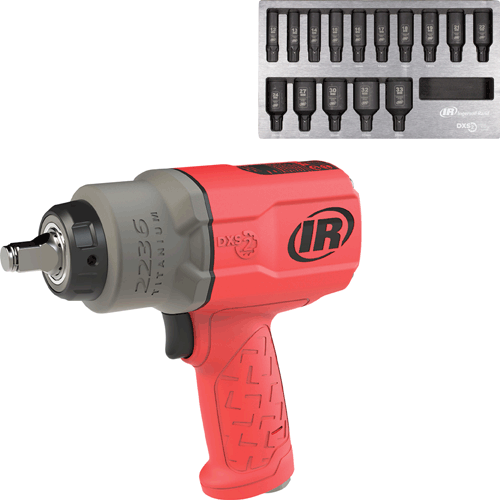 Picture of DXS2 1/2" Air Impact Wrench, Quiet, Red