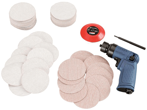 Picture of Mini Random Orbital Sander Kit with 71 Pc. Hook & Loop Discs