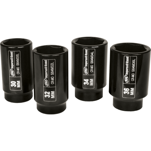 Picture of 4 Pc. 1/2" Dr. Deep Metric Impact Socket Set