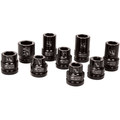Picture of 9 Pc. 1" Dr. SAE Truck Service Impact Socket Set
